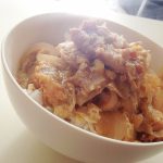 クリスマスが近いのでフライドチキンで作る親子丼を試してみた